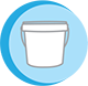 Plastic Dispenser Bucket Plastic Dispenser Bucket